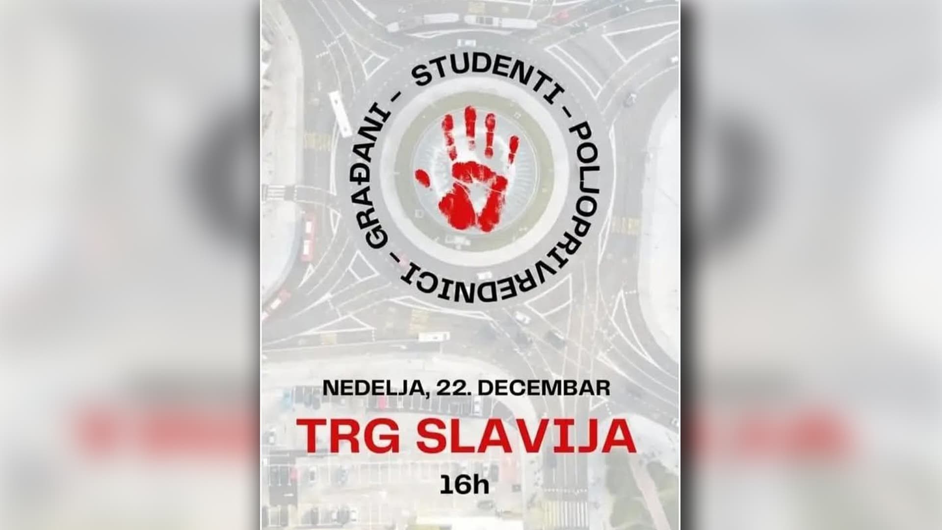 Zajednički protest studenata, poljoprivrednika i građana: Borba nove generacije