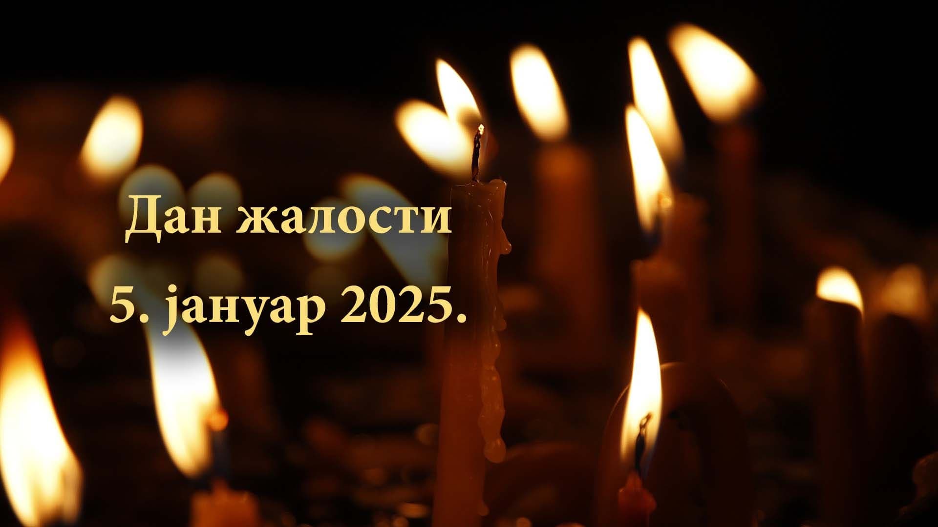 Sutra Dan žalosti u Srbiji zbog tragedije na Cetinju