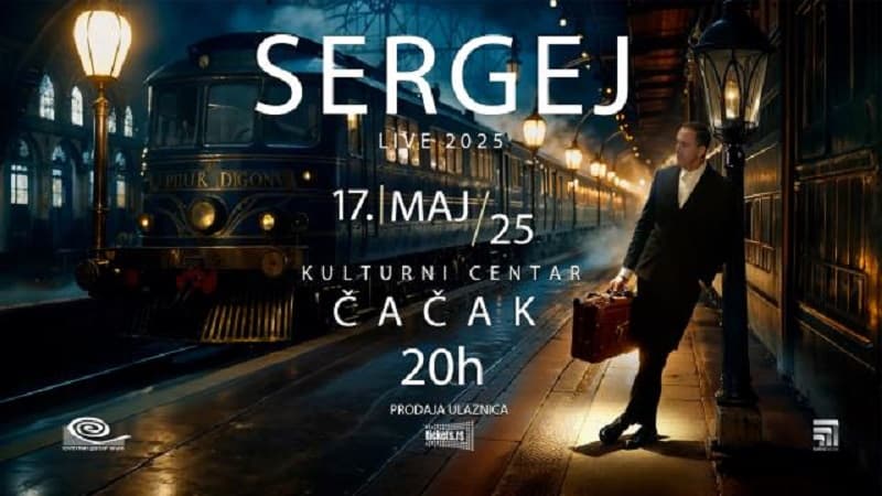 Koncert Sergeja Ćetkovića u Čačku
