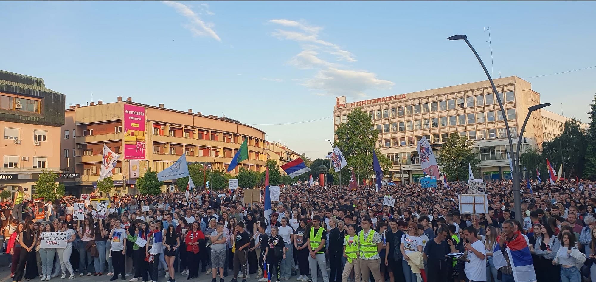 Veliki studentski protest "Zadnji voz za Čačak" (FOTO)