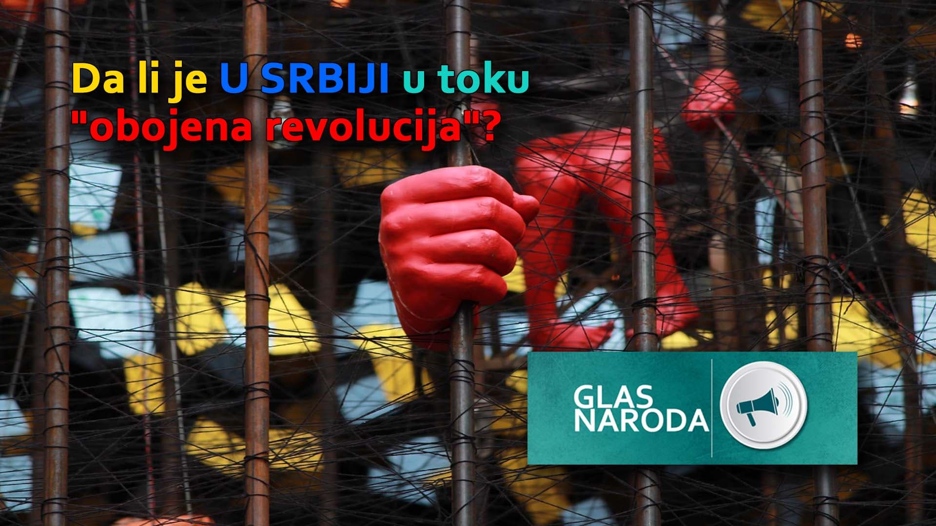 GLAS NARODA: Da li je u Srbiji u toku "obojena revolucija"? (VIDEO)
