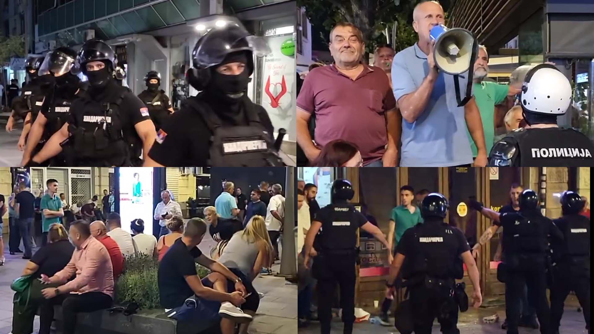 Protesti u Čačku i Milanovcu: Letele flašice i jaja, građani poručili da ne odustaju (VIDEO)