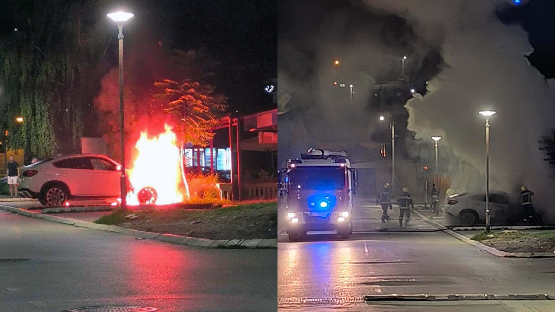 Izgoreo "BMW" u Atenici (FOTO+VIDEO)