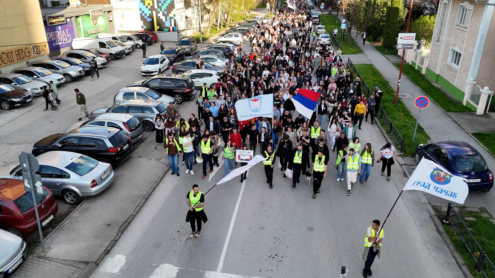 Studenti FTN Čačak u blokadi otkazali protestni skup