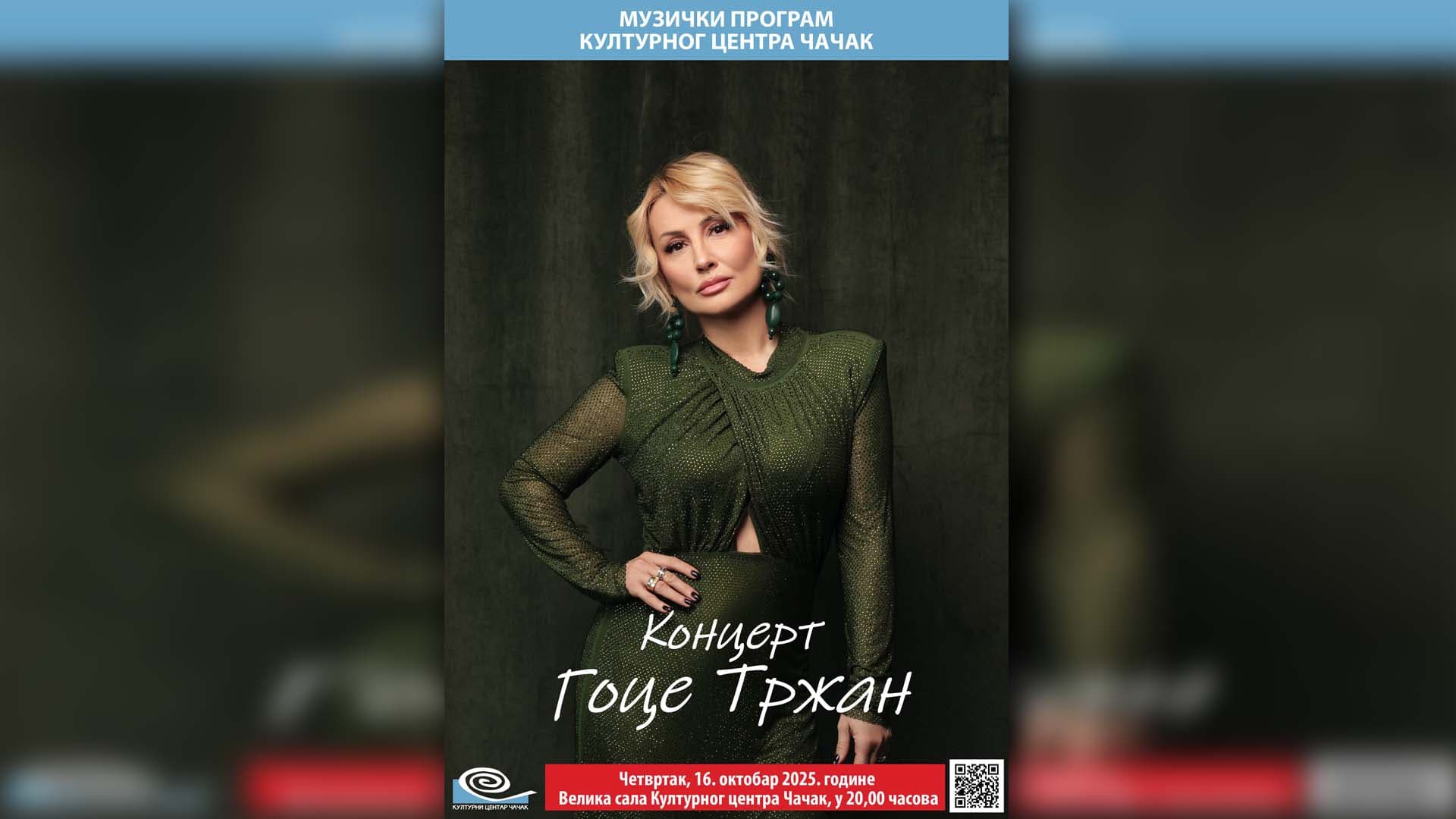 Koncert Goce Tržan u Čačku