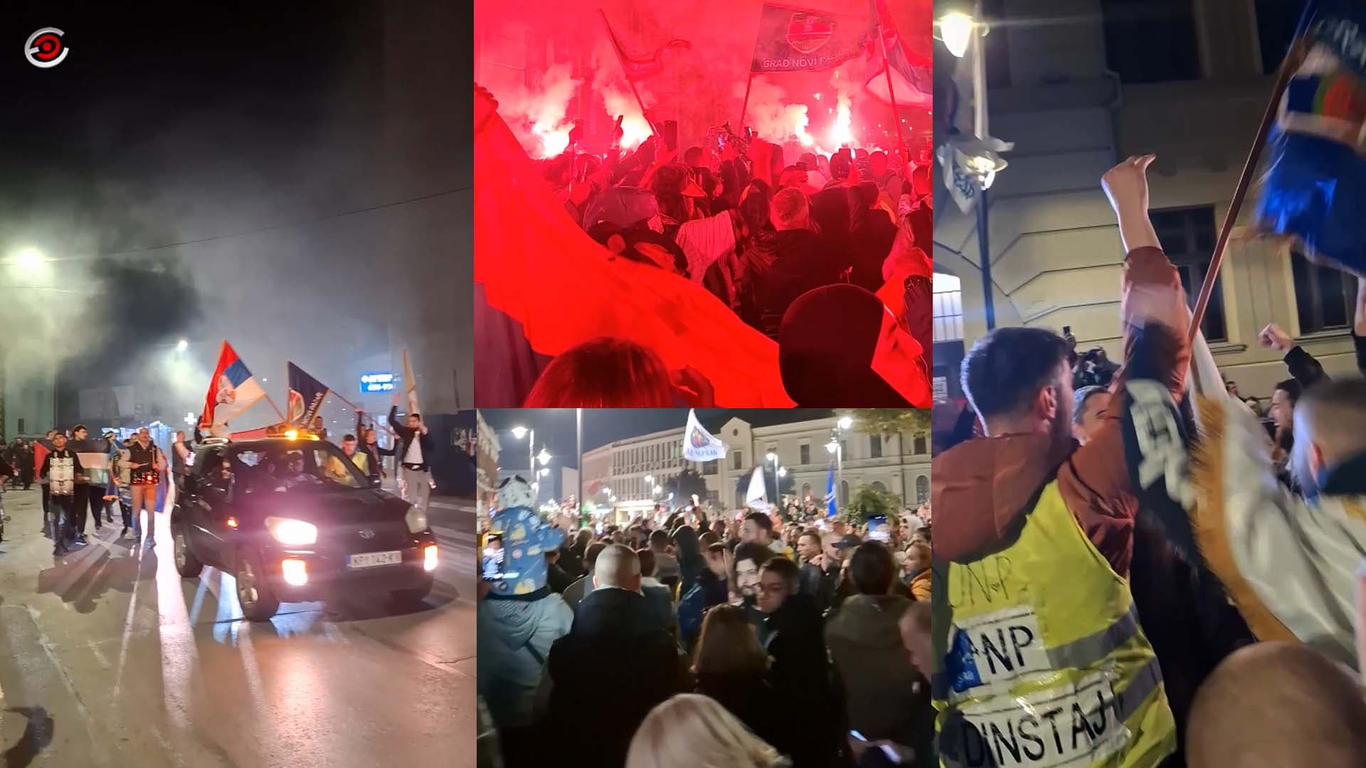 Nezaboravan doček u Čačku za studente iz Novog Pazara (VIDEO)