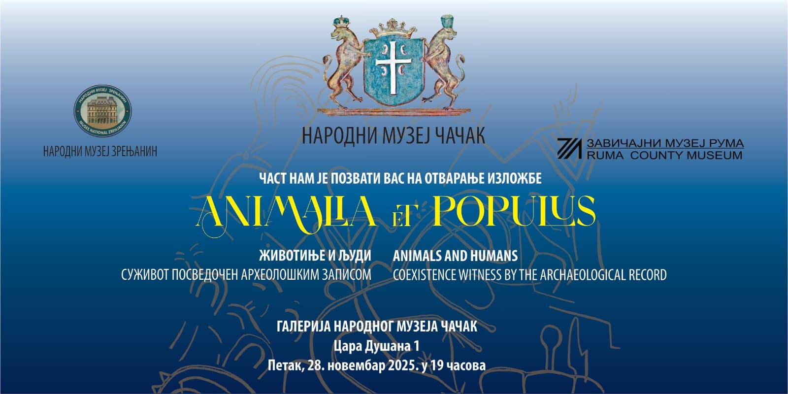 Otvaranje izložbe "ANIMALIA et POPULUS – životinje i ljudi – suživot posvedočen arheološkim zapisom"
