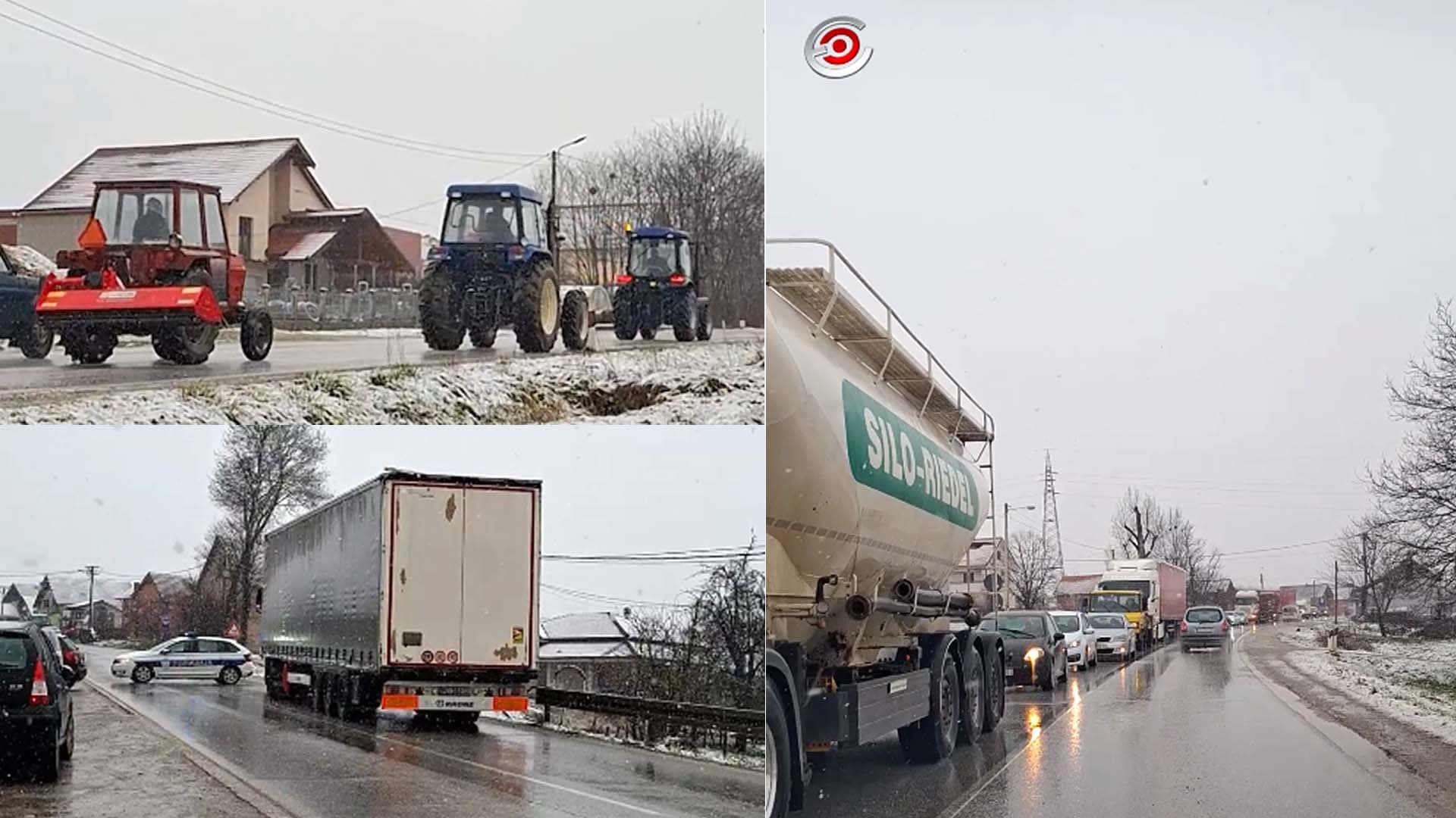 Potpuni kolaps na Starom putu Čačak - Kraljevo (VIDEO)