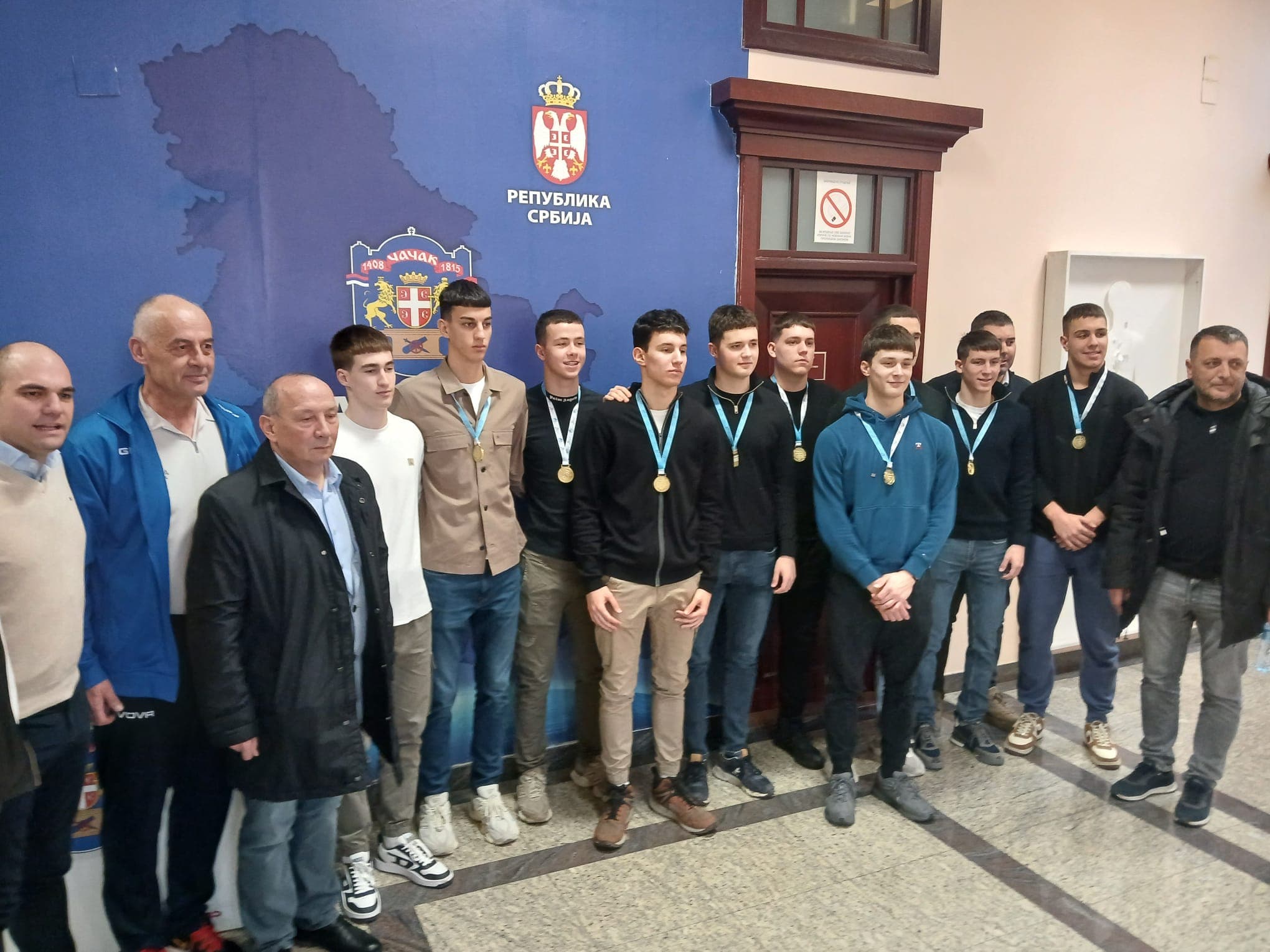 Čačanski gimnazijalci na vrhu Srbije: Prijem za šampione i buduće učesnike Svetskog prvenstva