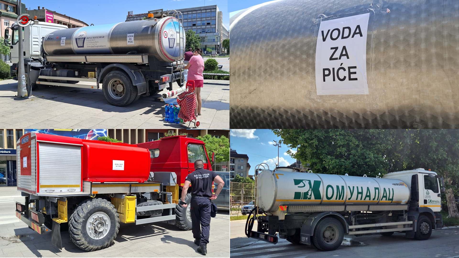 VAŽNO OBAVEŠTENJE: Lokacije cisterni sa pijaćom i tehničkom vodom u Čačku (SPISAK)