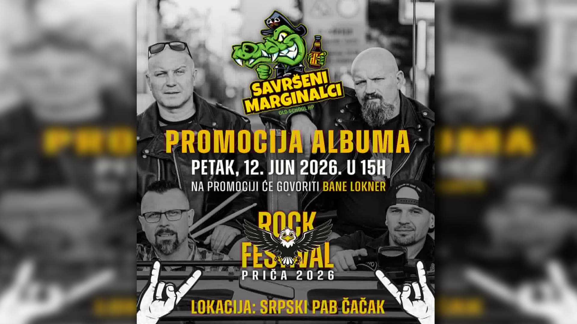 Promocija novog albuma benda Savršeni marginalci (EX Hladno pivo) u Srpskom pabu
