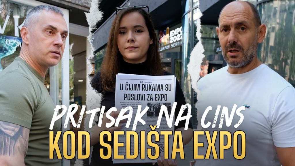 NUNS: Nedopustiv pritisak na ekipu CINS-a ispred sedišta kompanije EXPO