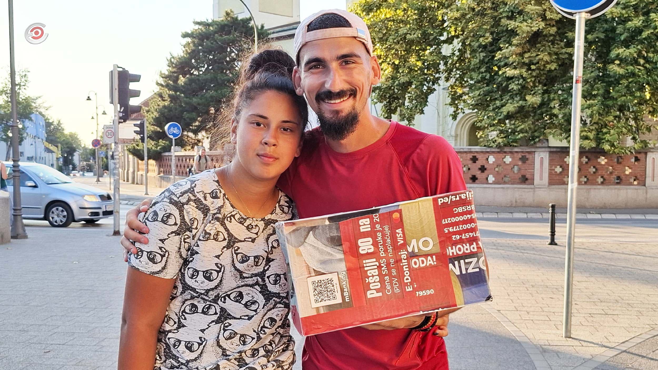 "Nisu to samo kilometri, to je put za jedno dečje bolje sutra": Aleksandar i Nina u Čačku na korak do cilja za malog Srđana (VIDEO)